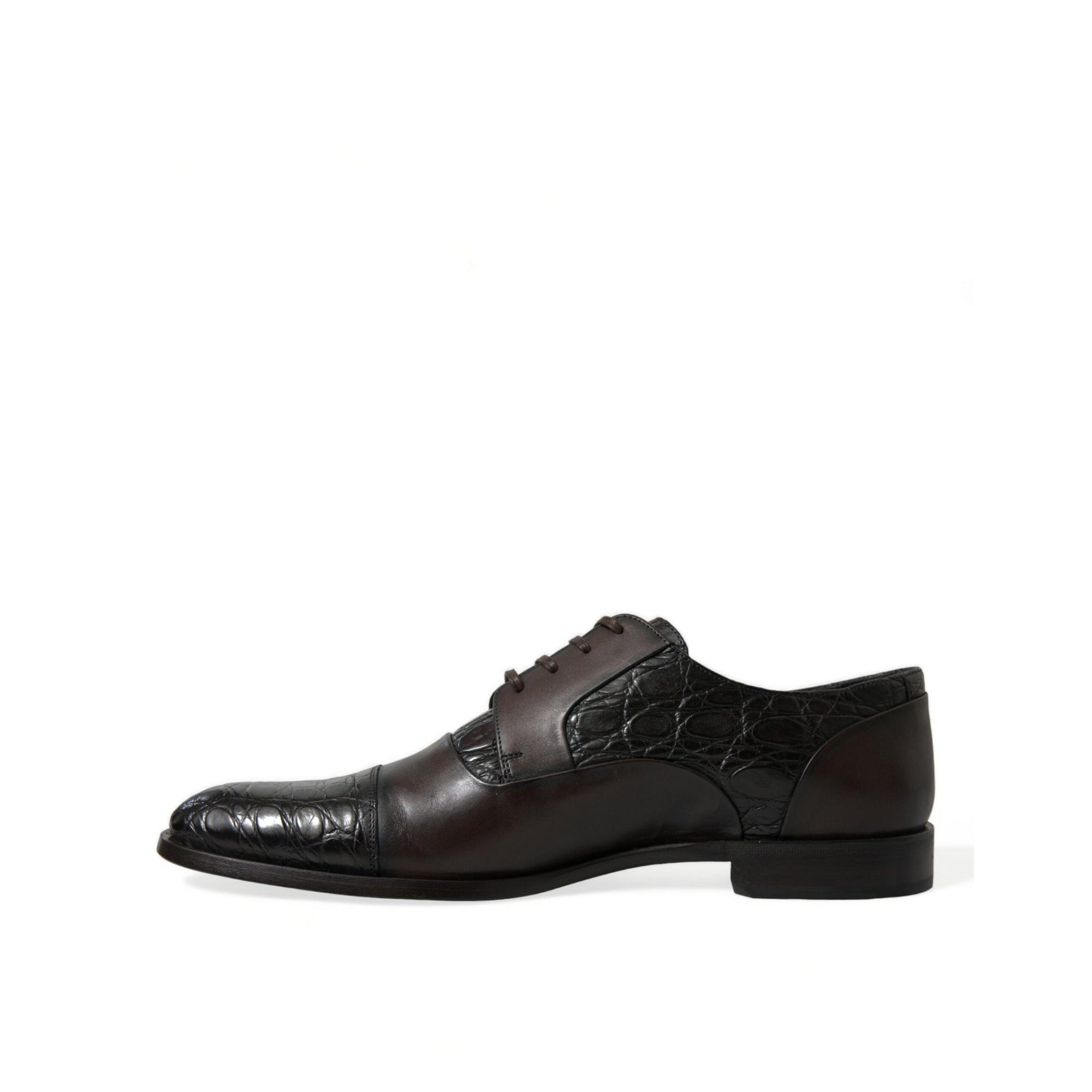 Dolce & Gabbana Elegant Brown Formal Derby Dress Shoes