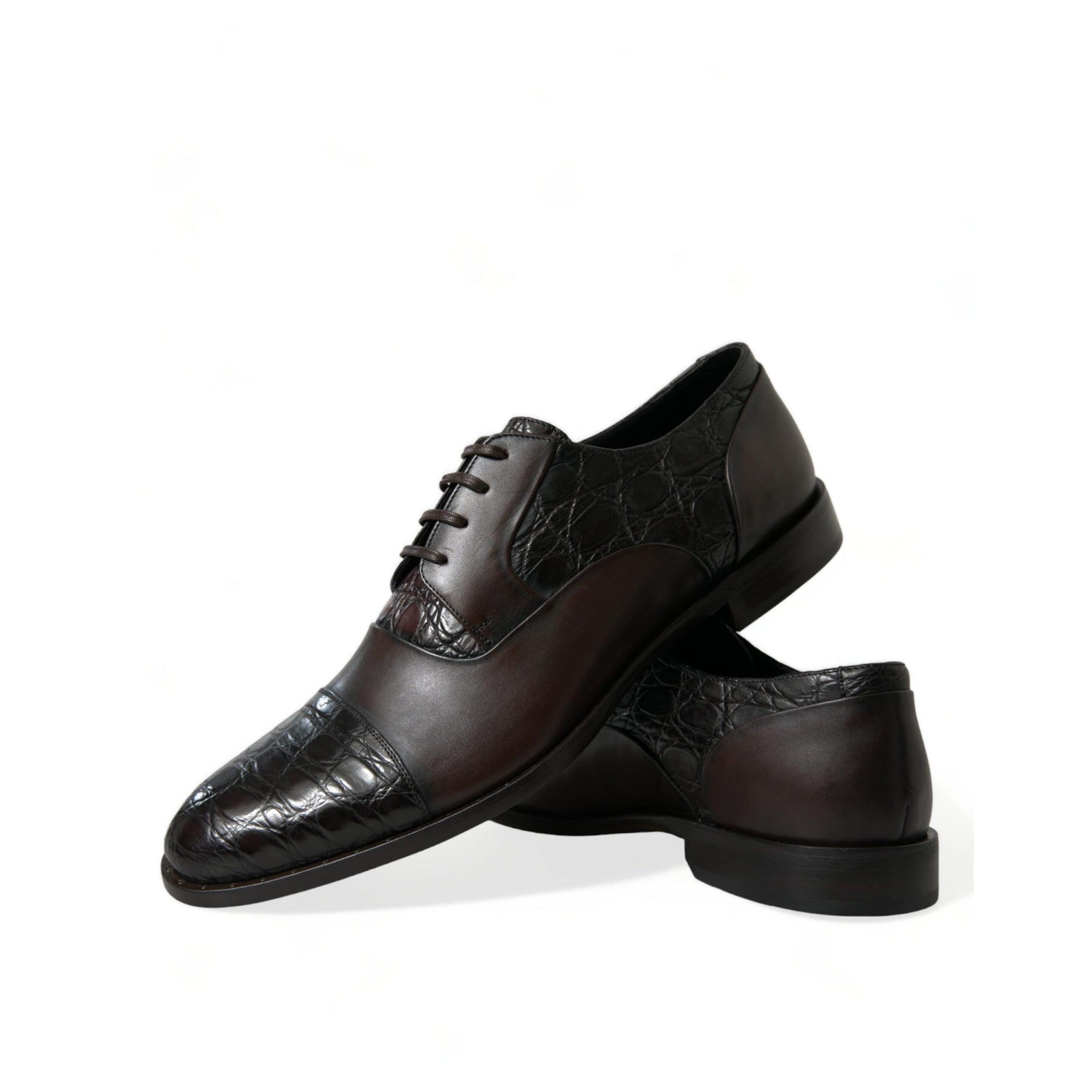 Dolce & Gabbana Elegant Brown Formal Derby Dress Shoes