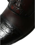 Dolce & Gabbana Elegant Brown Formal Derby Dress Shoes