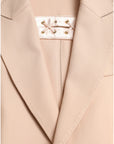 Dolce & Gabbana Elegant Beige Single-Breasted Trench Coat