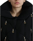 Dolce & Gabbana Elegant Quilted Jacket with Pearl Embellishment