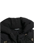 Dolce & Gabbana Elegant Quilted Jacket with Pearl Embellishment