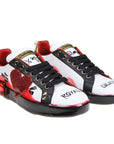Dolce & Gabbana White Calfskin Women Sneaker