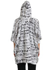 Dolce & Gabbana Chic Hooded Logo Print Blouson Tee