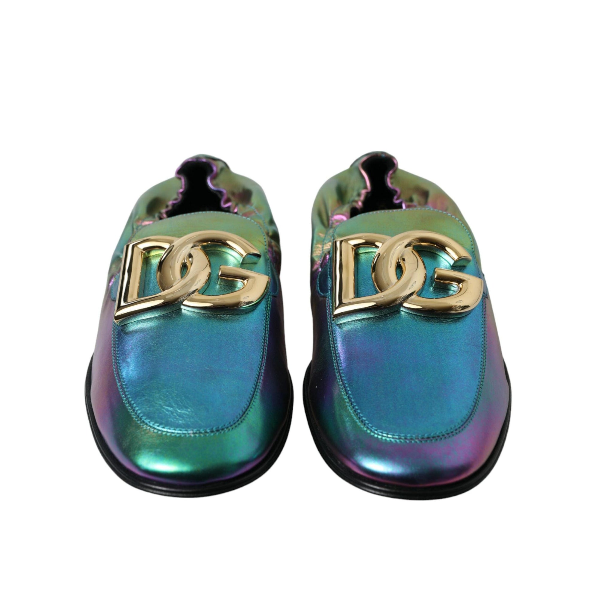Dolce & Gabbana Elegant Iridescent Loafers for Gents