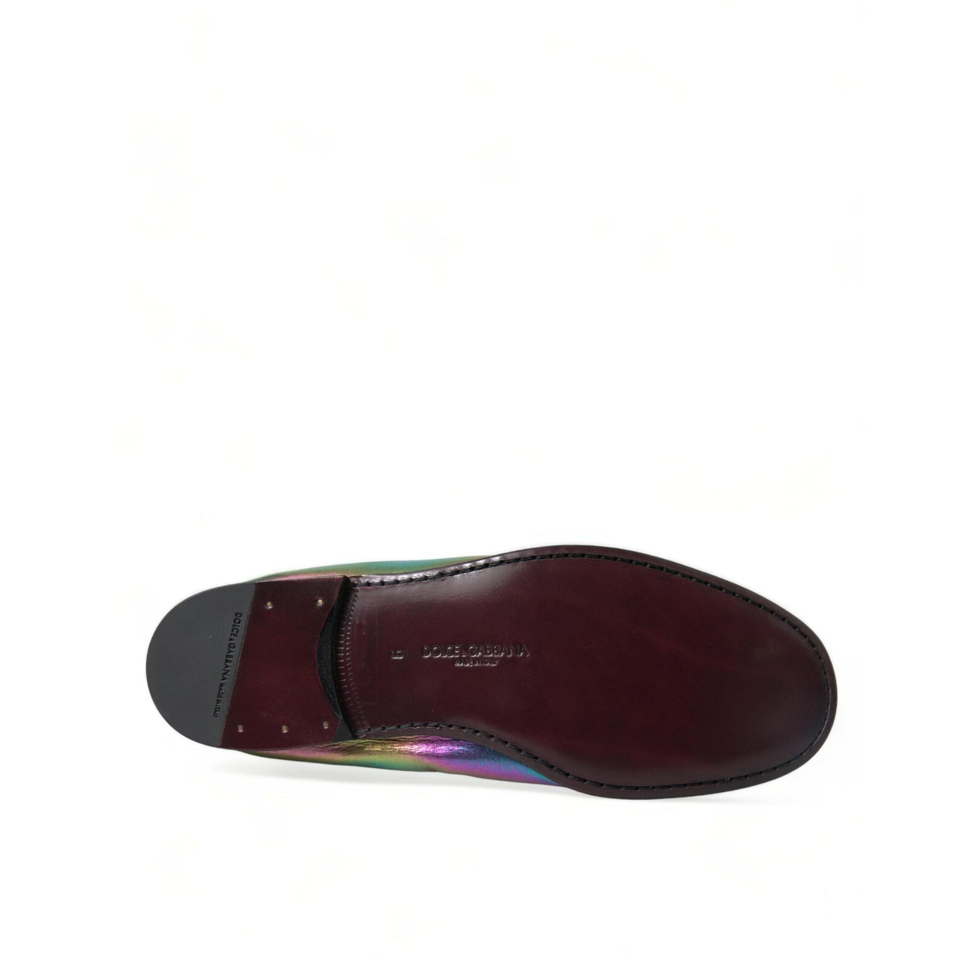 Dolce & Gabbana Elegant Iridescent Loafers for Gents