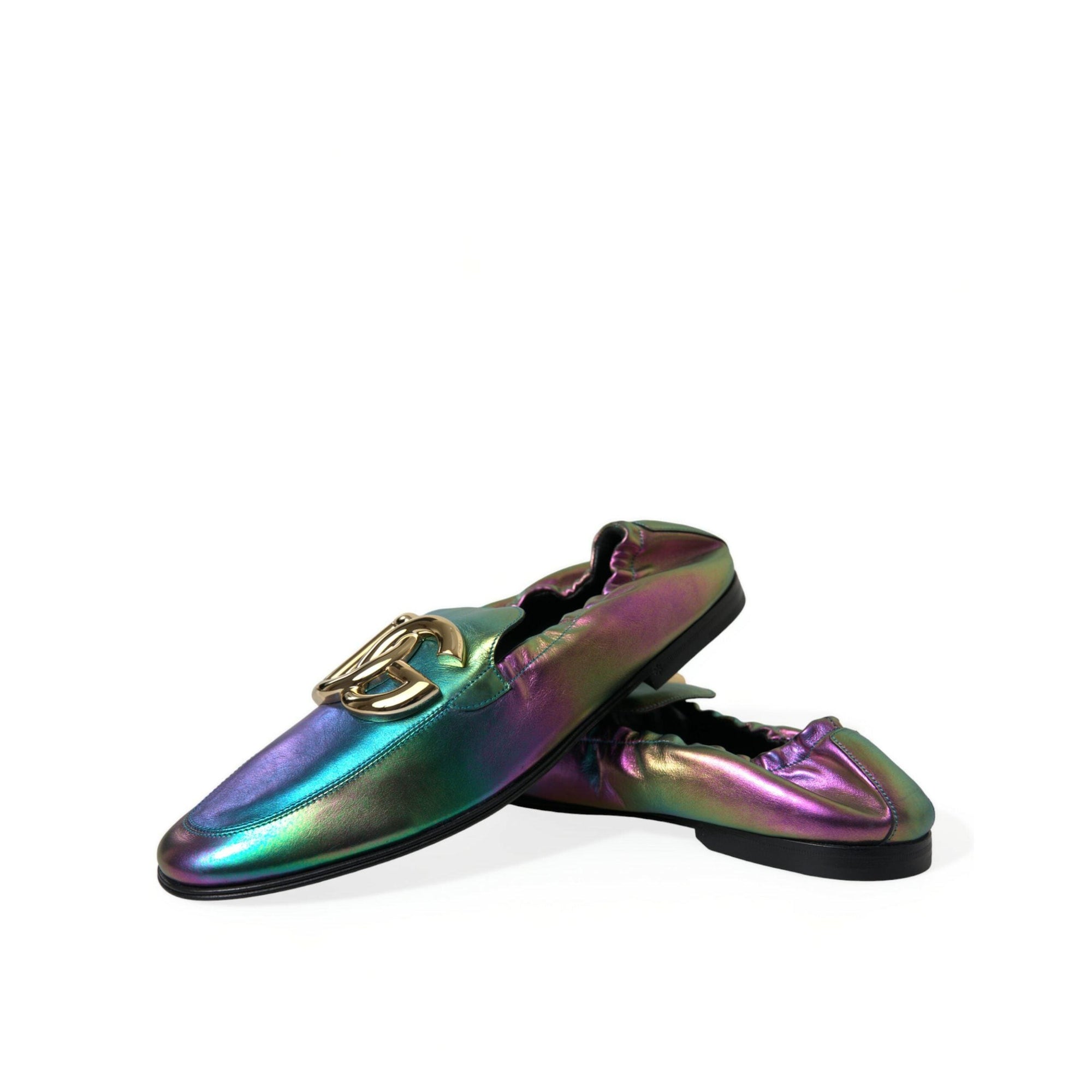 Dolce & Gabbana Elegant Iridescent Loafers for Gents