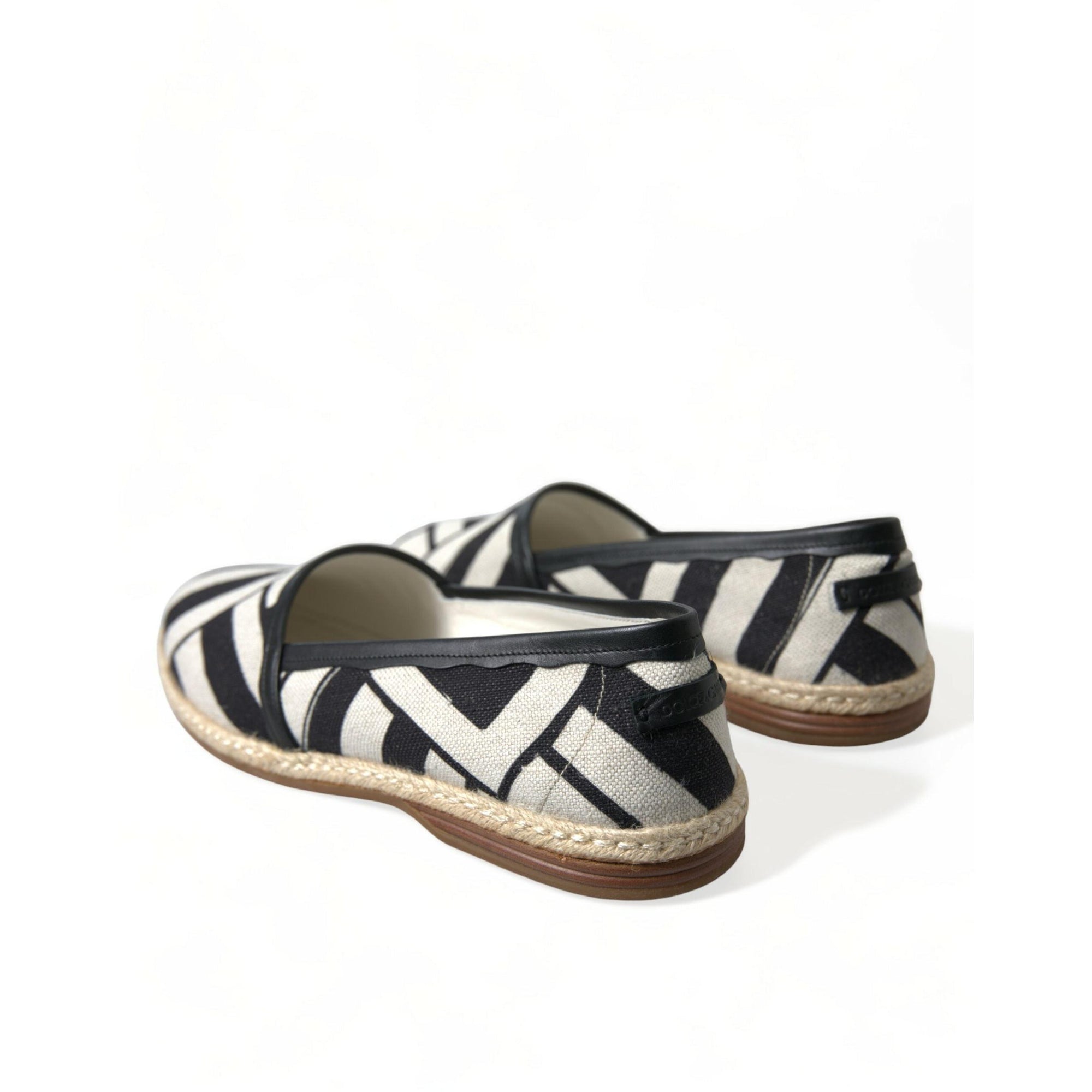 Dolce & Gabbana Chic Striped Canvas Espadrilles