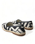 Dolce & Gabbana Chic Striped Canvas Espadrilles