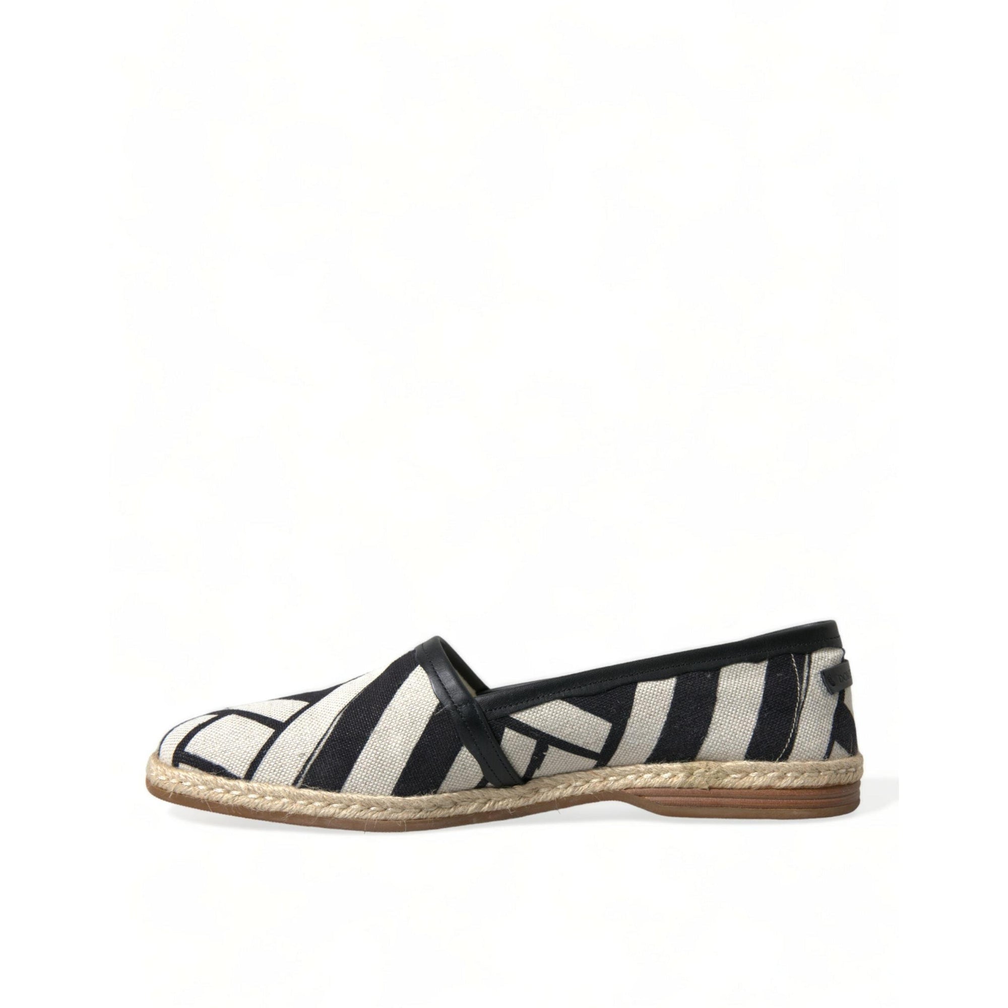 Dolce & Gabbana Chic Striped Canvas Espadrilles