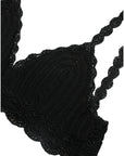 Dolce & Gabbana Elegant Black Crochet Corset Top