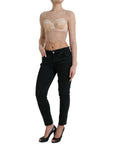 Dolce & Gabbana Elegant Lace Bustier Cropped Top