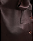 Dolce & Gabbana Elegant Silk Ascot Collar Blouse