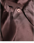 Dolce & Gabbana Elegant Silk Ascot Collar Blouse