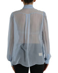 Dolce & Gabbana Elegant Silk Long Sleeve Blouse