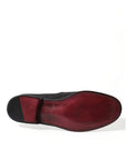 Dolce & Gabbana Elegant Black Brocade Dress Loafers