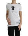 Dolce & Gabbana Elegant Monochrome Crew Neck T-Shirt