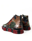 Dolce & Gabbana Multicolor High-Top Sneakers with Luxe Appeal