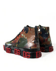 Dolce & Gabbana Multicolor High-Top Sneakers with Luxe Appeal