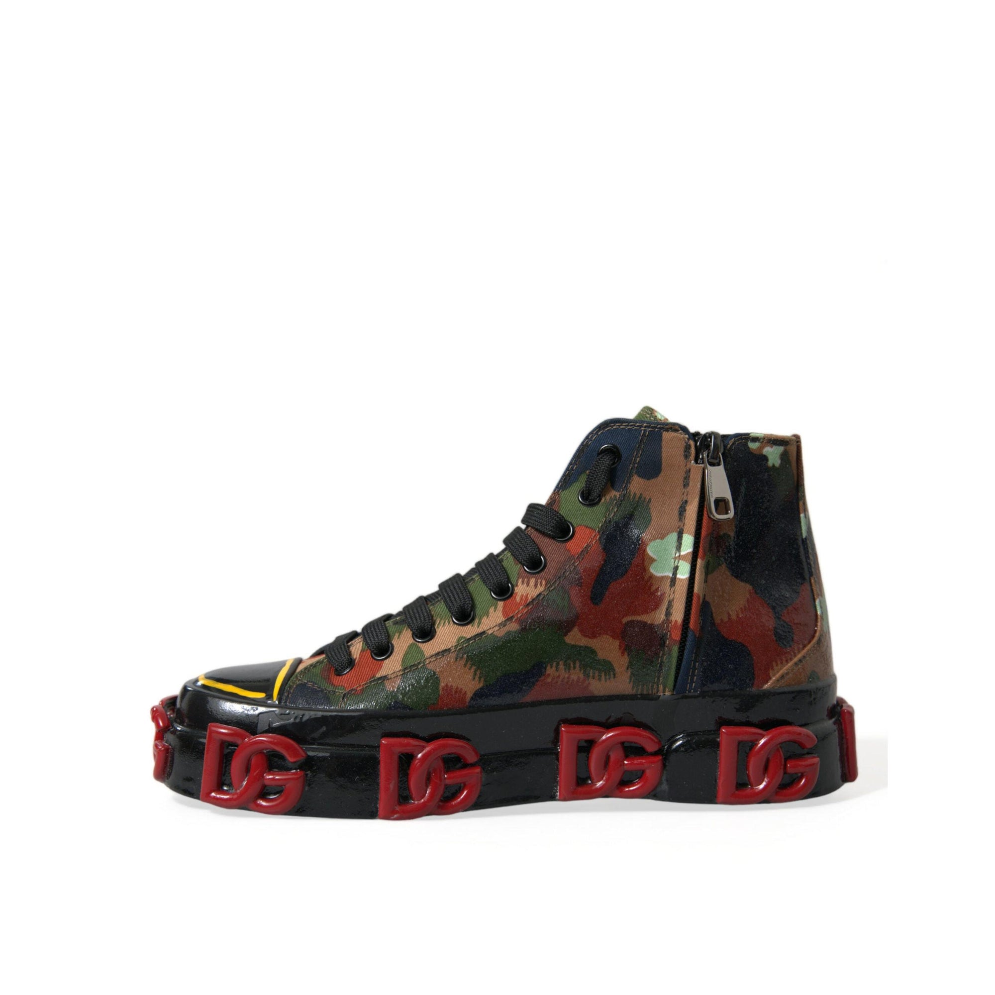Dolce & Gabbana Multicolor High-Top Sneakers with Luxe Appeal