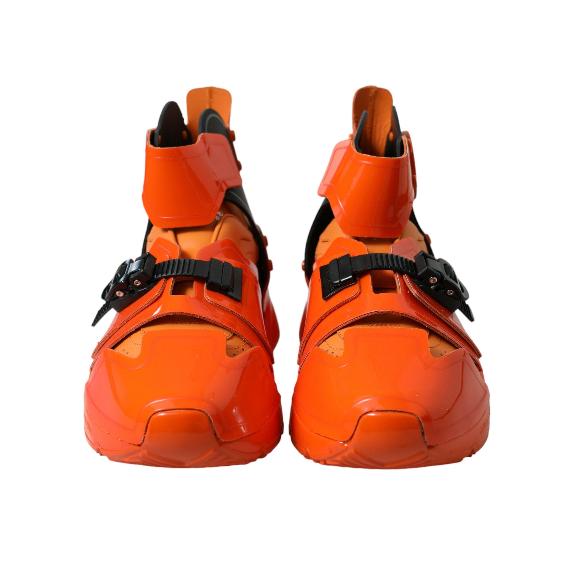 Dolce & Gabbana Orange Breezy High-Top Sneakers Charm