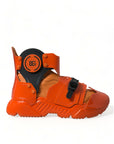 Dolce & Gabbana Orange Breezy High-Top Sneakers Charm
