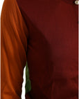 Dolce & Gabbana Elegant Silk Cardigan Sweater in Vibrant Tones