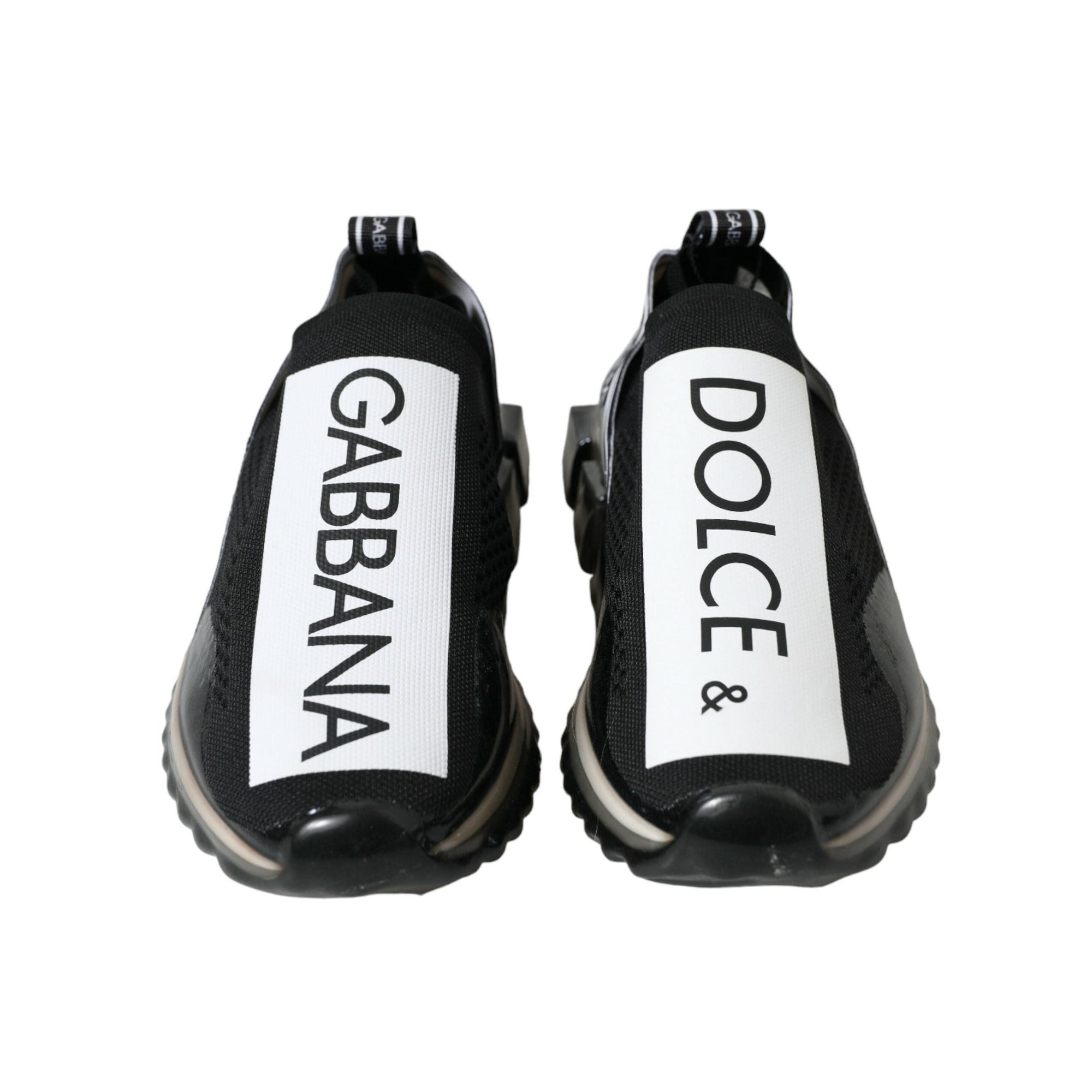 Dolce & Gabbana Elegant Black & White Sorrento Sneakers