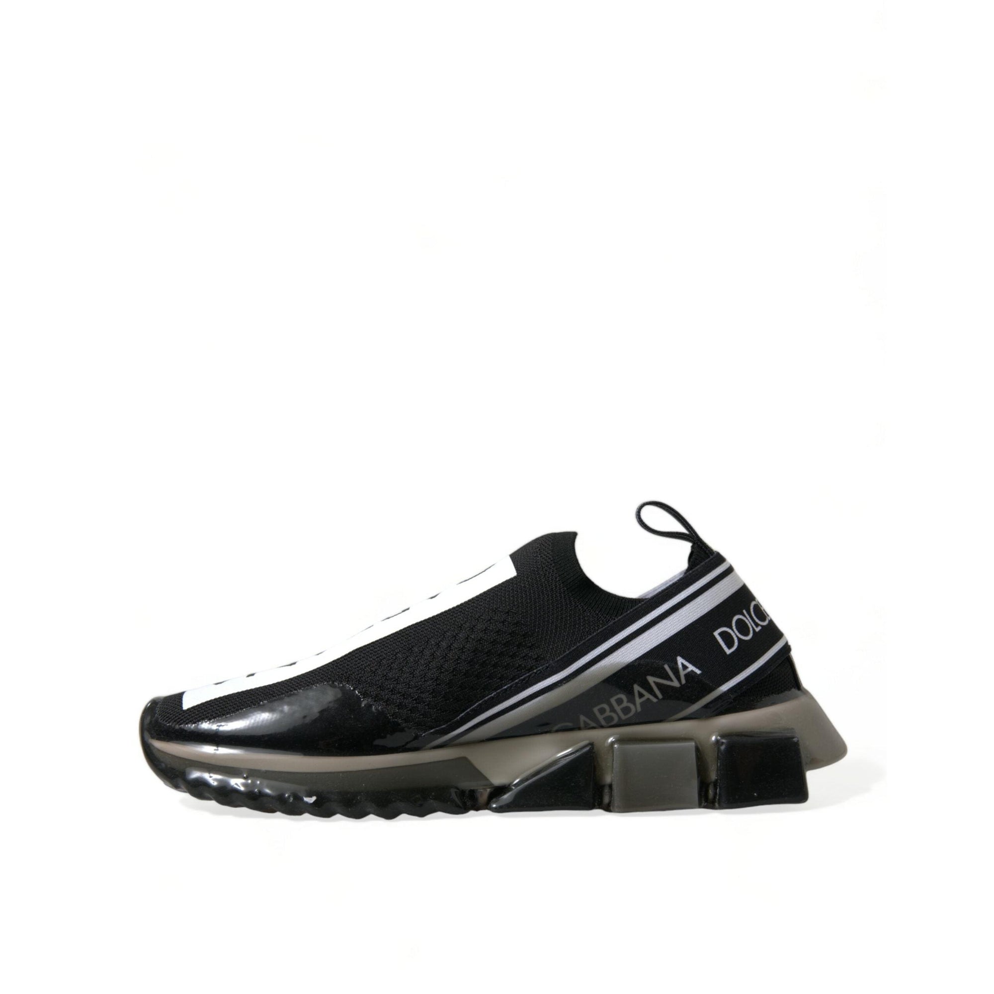 Dolce & Gabbana Elegant Black & White Sorrento Sneakers