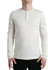 Dolce & Gabbana Elegant Off White Cotton Sweater