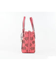 Michael Kors Kimber Small Tea Rose Leather 2-in-1 Zip Tote Messenger Bag Purse