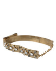 Dolce & Gabbana Gold-Tone Crystal Embellished Waist Belt