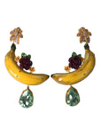 Dolce & Gabbana Chic Clip-on Banana Dangle Earrings