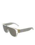Dolce & Gabbana Chic White Acetate Designer Sunglasses