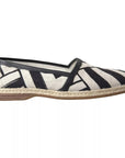 Dolce & Gabbana Elegant Striped Leather Espadrilles