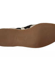 Dolce & Gabbana Elegant Striped Leather Espadrilles