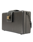 Dolce & Gabbana Metallic Gray Calfskin Shoulder Bag with Chain Strap
