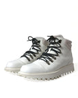 Dolce & Gabbana Pristine White Italian Ankle Boots