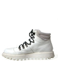 Dolce & Gabbana Pristine White Italian Ankle Boots