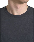 Dolce & Gabbana Elegant Dark Gray Crew Neck Tee