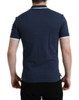 Dolce & Gabbana Elegant Crown Embroidered Polo T-Shirt