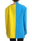 Dolce & Gabbana Multicolor Patchwork Trench Coat Jacket