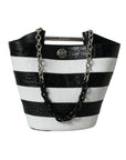 Balenciaga Chic Crocodile Leather Maxi Bucket Bag