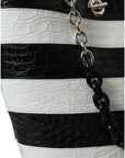 Balenciaga Chic Crocodile Leather Maxi Bucket Bag