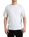Dolce & Gabbana White Logo Crew Neck Short Sleeves T-shirt