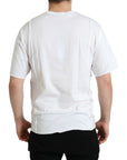Dolce & Gabbana White Logo Crew Neck Short Sleeves T-shirt