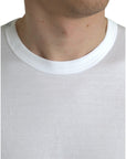 Dolce & Gabbana White Logo Crew Neck Short Sleeves T-shirt