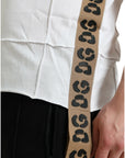 Dolce & Gabbana White Logo Crew Neck Short Sleeves T-shirt