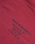 Dolce & Gabbana Red Leopard Print Sleeveless Tank T-shirt