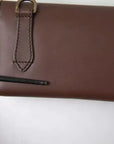 Dolce & Gabbana Elegant Leather Shoulder Bag in Rich Brown